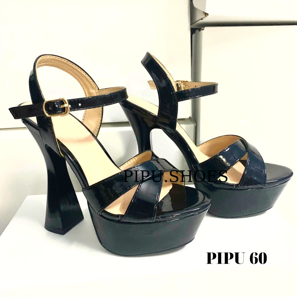 Giày cao gót đế đúp ,sandal cao gót trên 10cm catwalk 13cm