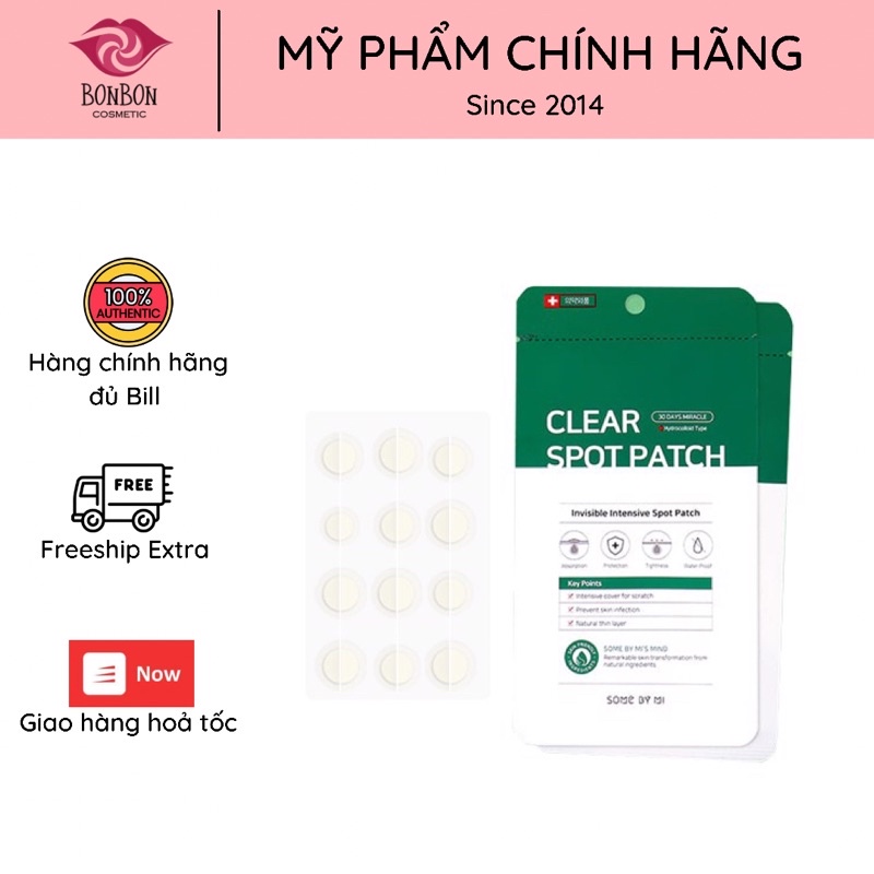 Miếng dán mụn tràm trà Some By Mi Clear Spot Patch 18 miếng