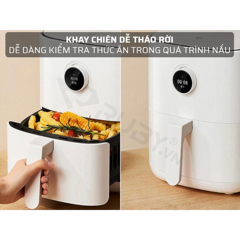 [BẢN QUỐC TẾ] Nồi chiên không dầu thông minh Xiaomi Silencare / Mijia 3.5L – Màn hình OLED - Kết nối App Mihome