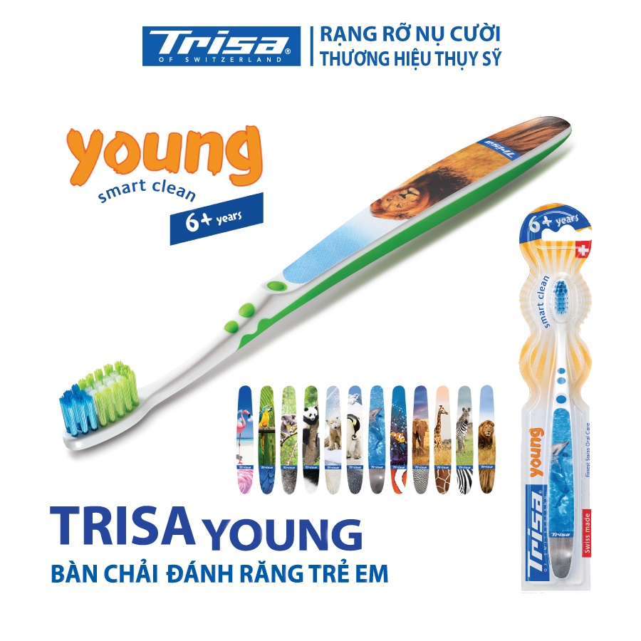 Bàn Chải Đánh Răng Trisa Young 6 Tuổi Trở Lên