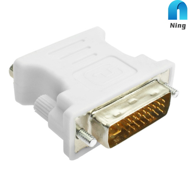 Bộ Chuyển Đổi Ning Dvi-I 24+5 Pin Dvi Sang Vga Đầu Âm Cho Laptop Đồ Họa
