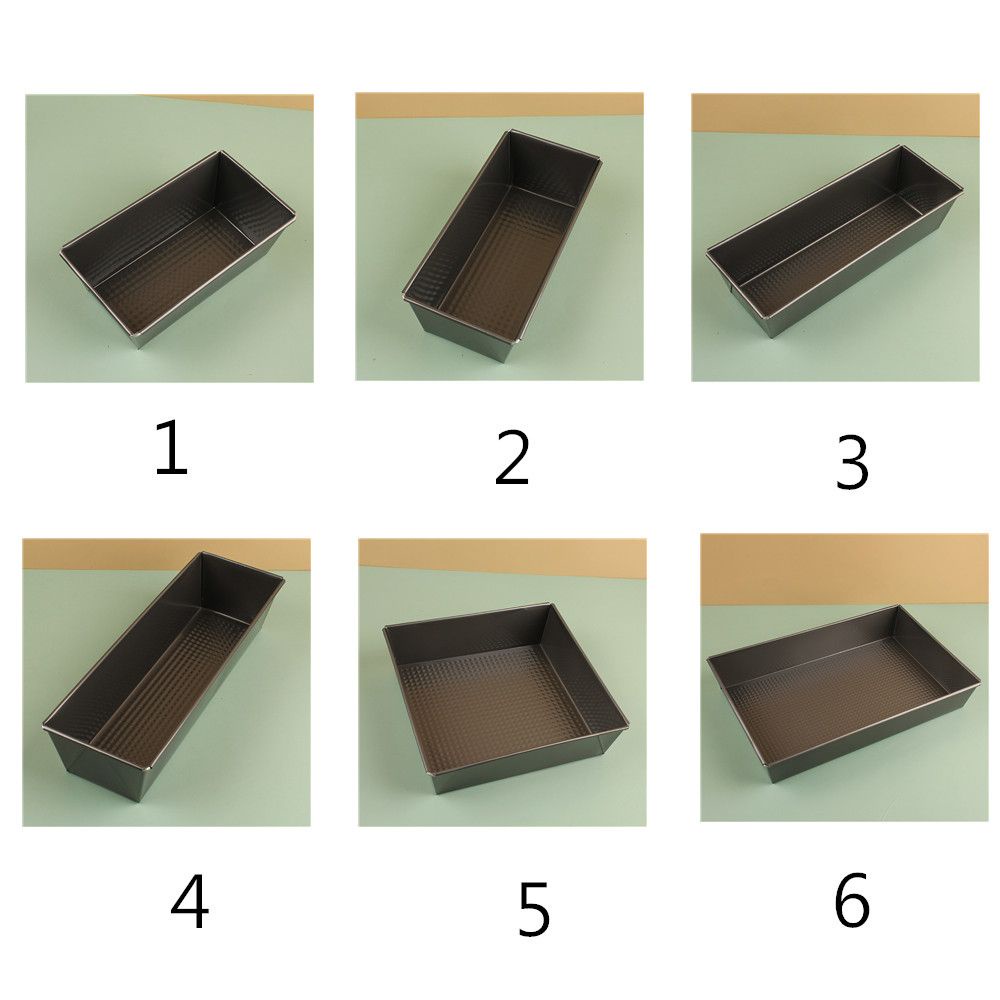 Khuôn Nướng Bánh Mì Hình Vuông Bằng Thép Carbon Chống Dính