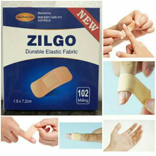 Băng dính cá nhân ZILGO 102 miếng dài 1,9*7,2cm