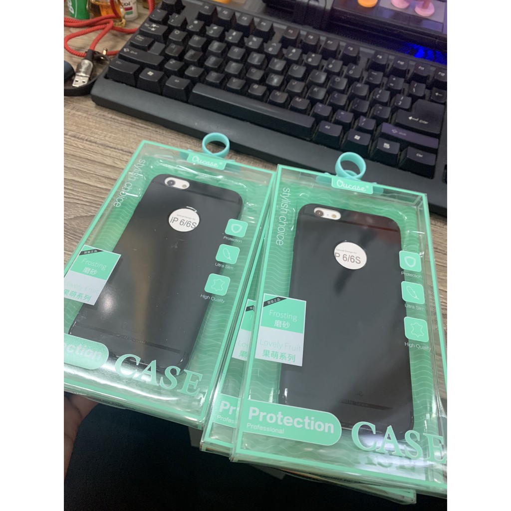 Ốp lưng Dẻo Oucase iphone 6s Siêu Mỏng Chống Bám Vân Tay