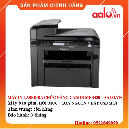 MÁY IN LASER ĐA CHỨC NĂNG CANON MF 4450 ĐÃ QUA SỬ DỤNG - AALO.VN