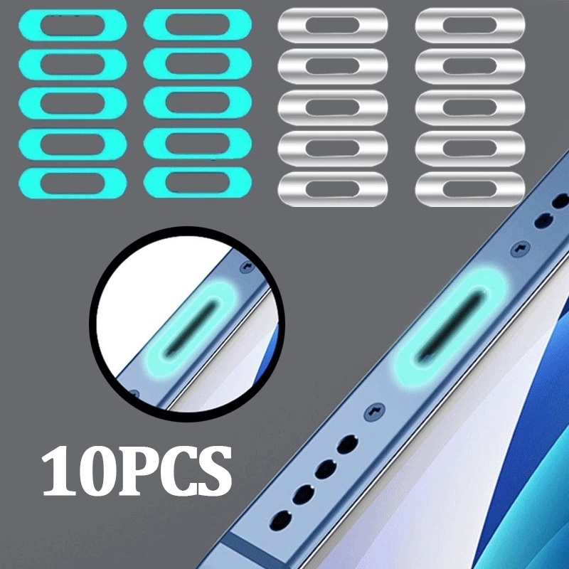 Bộ 5 / 10 Miếng Dán Cổng Sạc Chống Bụi Chống Trầy Phát Quang Cho Android Type-C