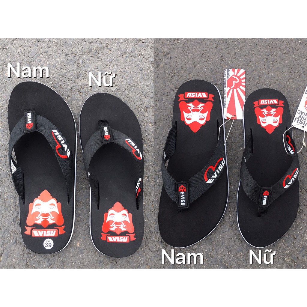 Dép Evisu Ông địa cặp nam nữ