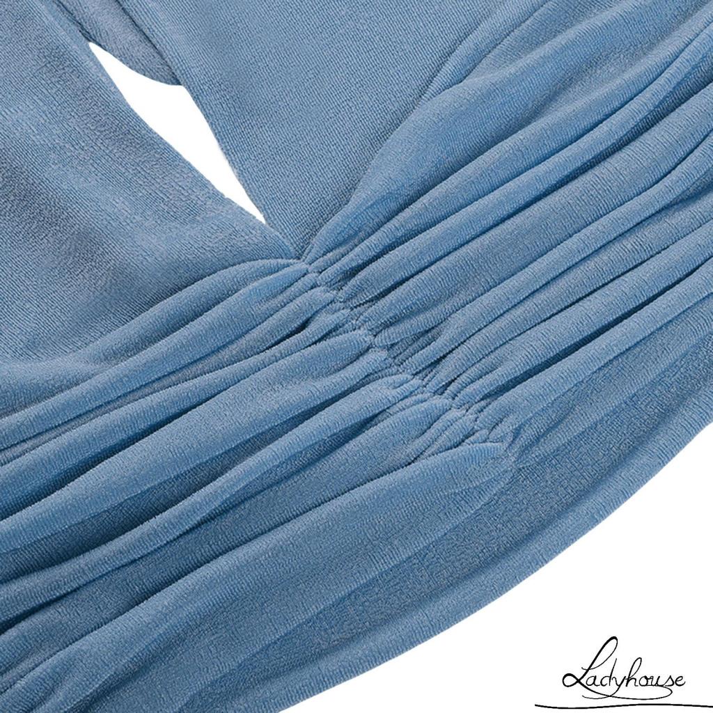 Áo Hai Dây Cổ Chữ V Hở Rốn Màu Trơn Quyến Rũ Thời Trang Cho Nữ