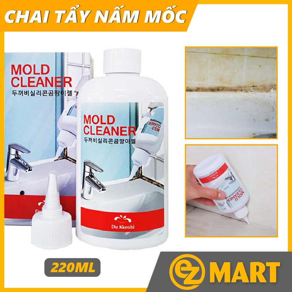[Mã LIFEXANH03 giảm 10% đơn 500K] Dung Dịch Tẩy Mốc Meo, Tẩy Nhựa Đa Năng Mold Cleaner 220ml EZMART