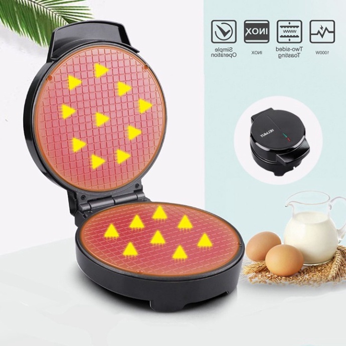 Máy làm bánh quế, vỏ ốc quế HELMUT 1000W