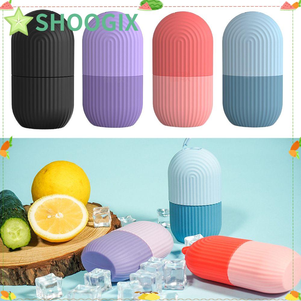 SHOOGIX Skin Care Beauty Lifting Contouring Tool Silicone Ice Cube Trays Ice Balls Face Massager Facial Roller Reduce Acne