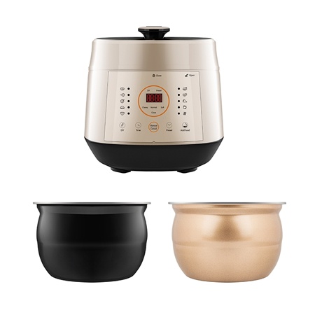 Nồi cơm áp suất ⚡ BẢO HÀNH 24 THÁNG ⚡ Nồi cơm áp suất đa năng Elmich PCE-1806  nấu cơm, hầm xương, gân, cháo