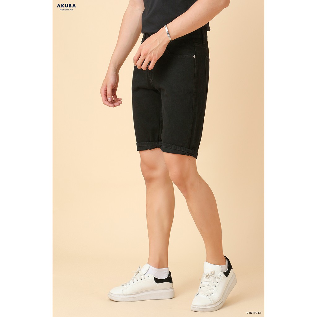 Quần Short Denim Nam Thời Trang AKUBA Form Skinny | 01D19043