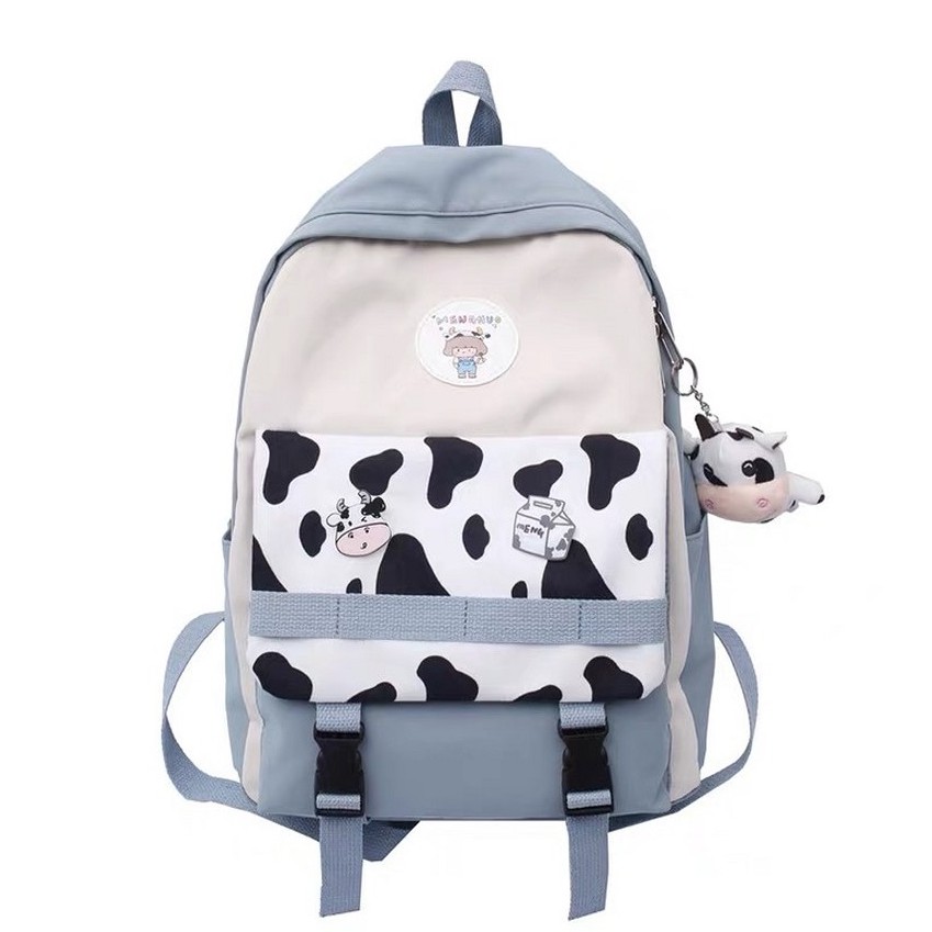Balo bò sữa Ulzzang nam, nữ vải canvas chống nước 620BOS