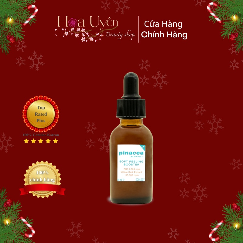 Tẩy tế bào chết dành cho da khô & nhạy cảm Pinacea Soft Peeling Ampoule Booster - 30ml