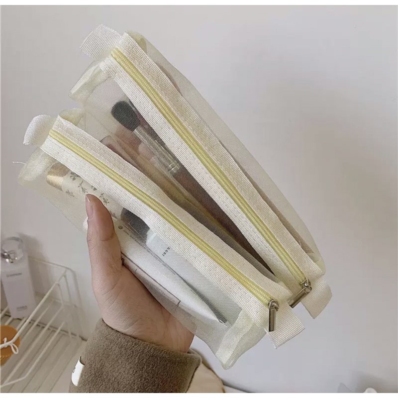 Túi Mỹ Phẩm, Túi đựng đồ Trang điểm nhiều ngăn tiện ích, Cosmetic Bag, Túi du Lịch đựng đồ trang điểm