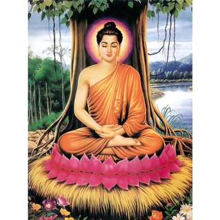 Tranh phật thích ca mâu ni 20*30cm