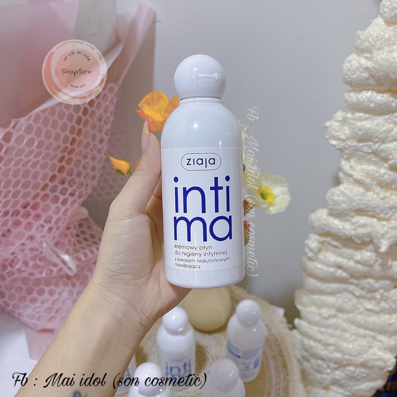 Dung Dịch Vệ Sinh Phụ Nữ Intima Ziaja Gel Phụ Khoa Giảm /Mùi Hôi/Khí Hư/Huyết Trắng/Cân Bằng PH Chính Hãng.