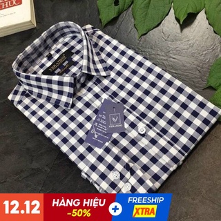 Áo Sơ Mi Nam Kẻ Caro Chất Đẹp Cao Cấp Hàng VNXK