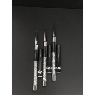 Cọ râu cán đá, cọ vẽ nét nail siêu thẳng