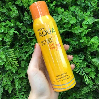 Kem chống nắng dạng xịt Mistine Aqua Base Body Spray