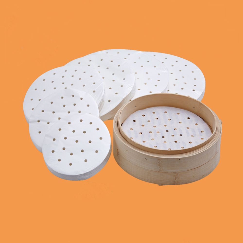 Set 50 Tấm Lót Nồi Hấp Không Dầu Chống Dính Bằng Silicone Chịu Nhiệt Cao Dùng Một Lần Tiện Lợi