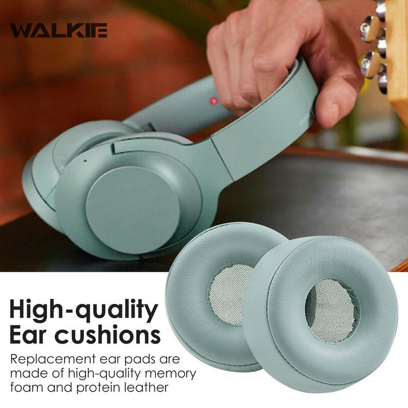 Đệm Bọc Đầu Tai Nghe Bằng Da Hình Tròn Cho Sony WH-H800 WH-H800