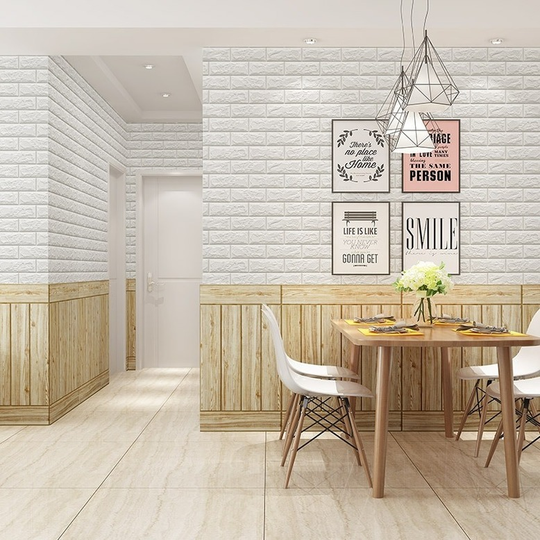 Xốp dán tường thiết kế 3D kháng nước