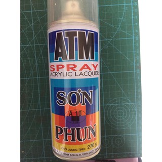 Sơn ATM bóng xịt giữ màu hoa giấy