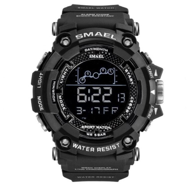 Đồng Hồ Điện Tử Thể Thao Nam Chính Hãng SMAEL JAPAN 1802 - Phong Cách Quân Đội | BigBuy360 - bigbuy360.vn