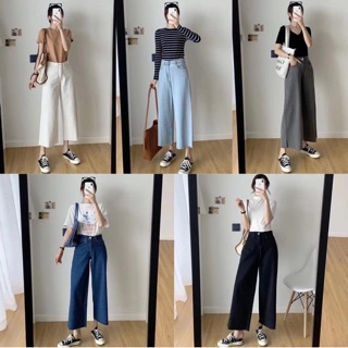 Quần culottes jeans