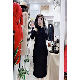 Bigsize ĐẦM BODY CỔ LỌ THU ĐÔNG