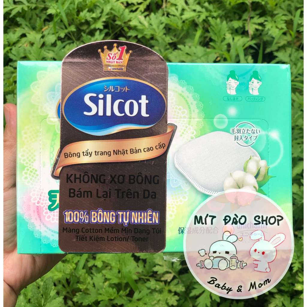 Bông tẩy trang Silcot Premium hộp 66 miếng