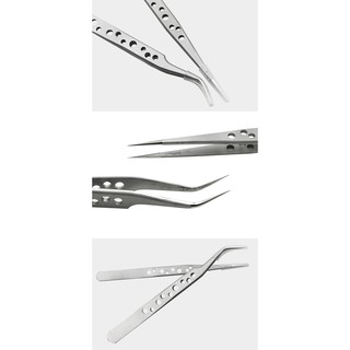 [Quang DIY] Nhíp hợp kim loại tốt, đầu nhọn - sắc, gắp linh kiện siêu nhỏ - có đầu bọc nhựa