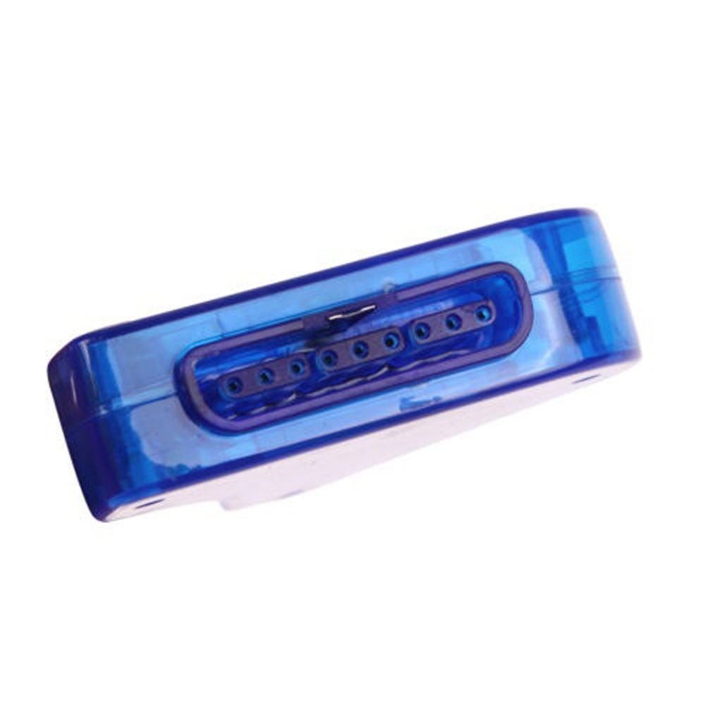 Cáp chuyển đổi cổng PSX PS1 PS2 sang cổng USB PS2 có tay cầm và hai đầu CD 2 màu