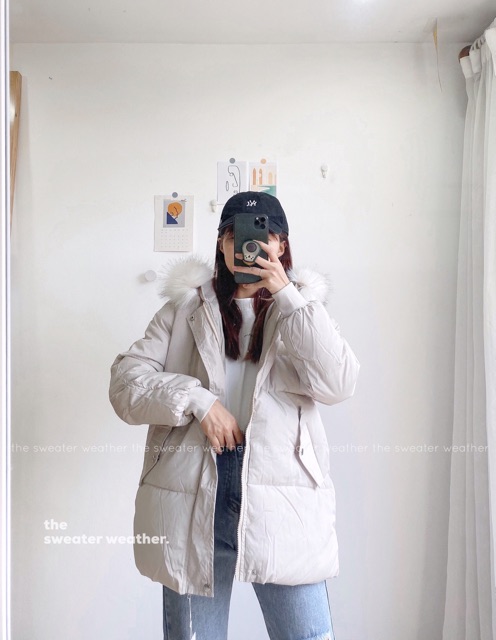 [Mã 2611THTRANG100K hoàn 10% xu đơn 99K] (Ảnh thật) Áo phao béo mũ lông 2 màu the.sweaterweather TSW | BigBuy360 - bigbuy360.vn