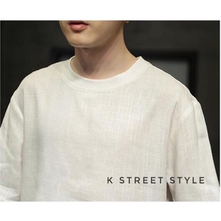 Áo nam đũi basic dễ phối đồ , chất cực mát AD03 kstreet style