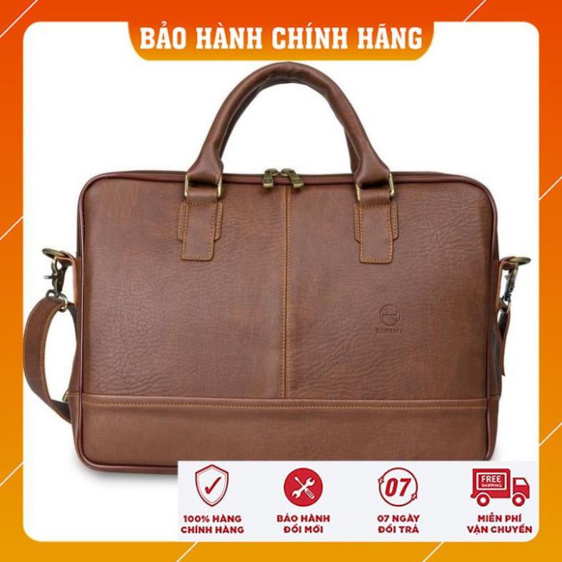 [Có phiếu bảo hành da]Túi xách công sở - Cặp laptop -  Dala 5 chống nước cao cấp  - Cặp da
