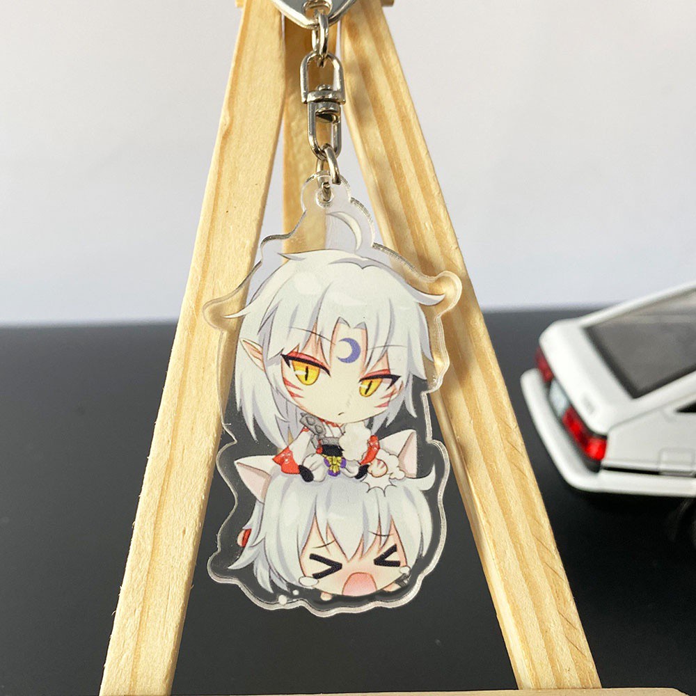 Móc Khóa In Hình Nhân Vật Hoạt Hình Anime Inuyasha Dễ Thương