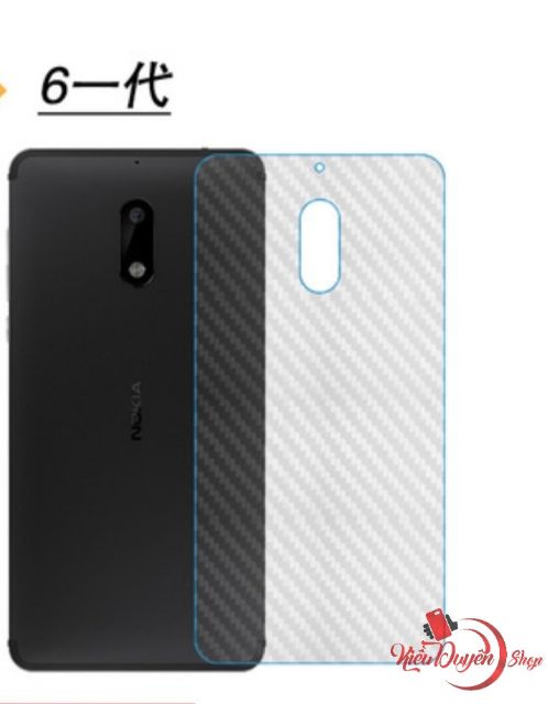 Dán lưng Carbon Nokia 2,Nokia 3,Nokia 5,Nokia 6