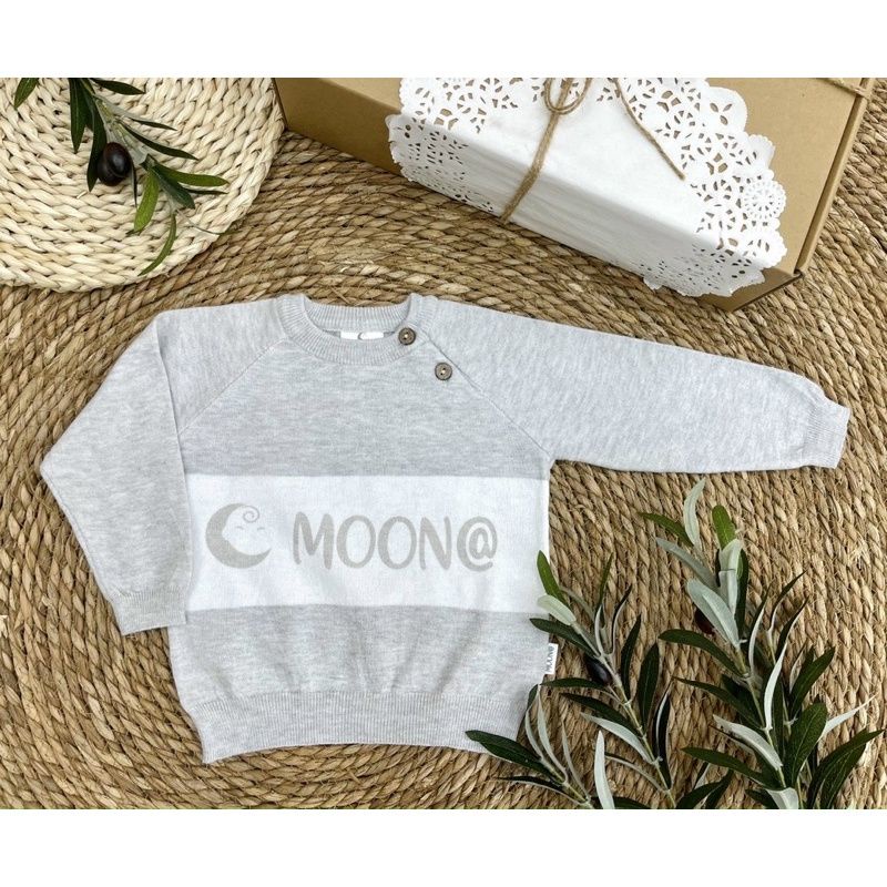 Moon -  (8 mẫu) Áo len Moon cài vai cho bé 6-18kg