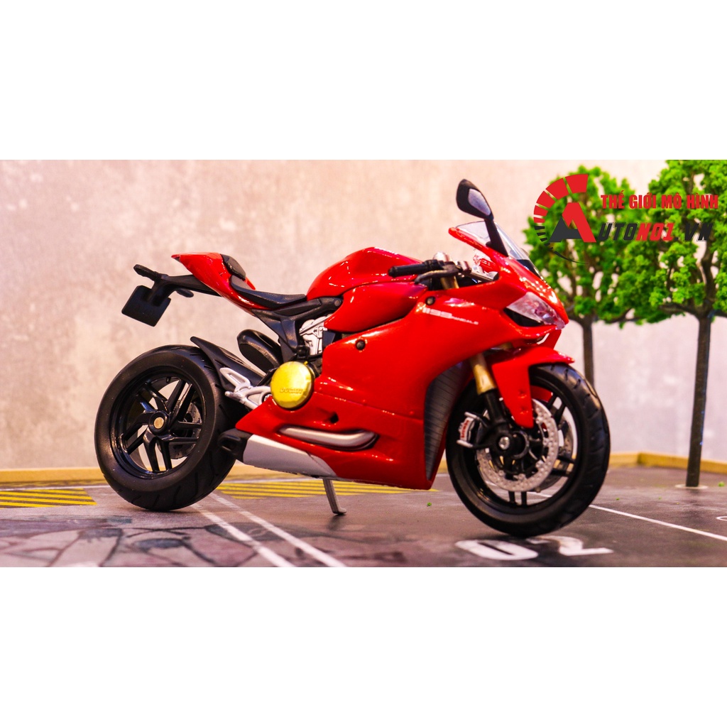 MÔ HÌNH XE DUCATI 1199 PANIGALE 2011 RED 1:12 MAISTO 2222A