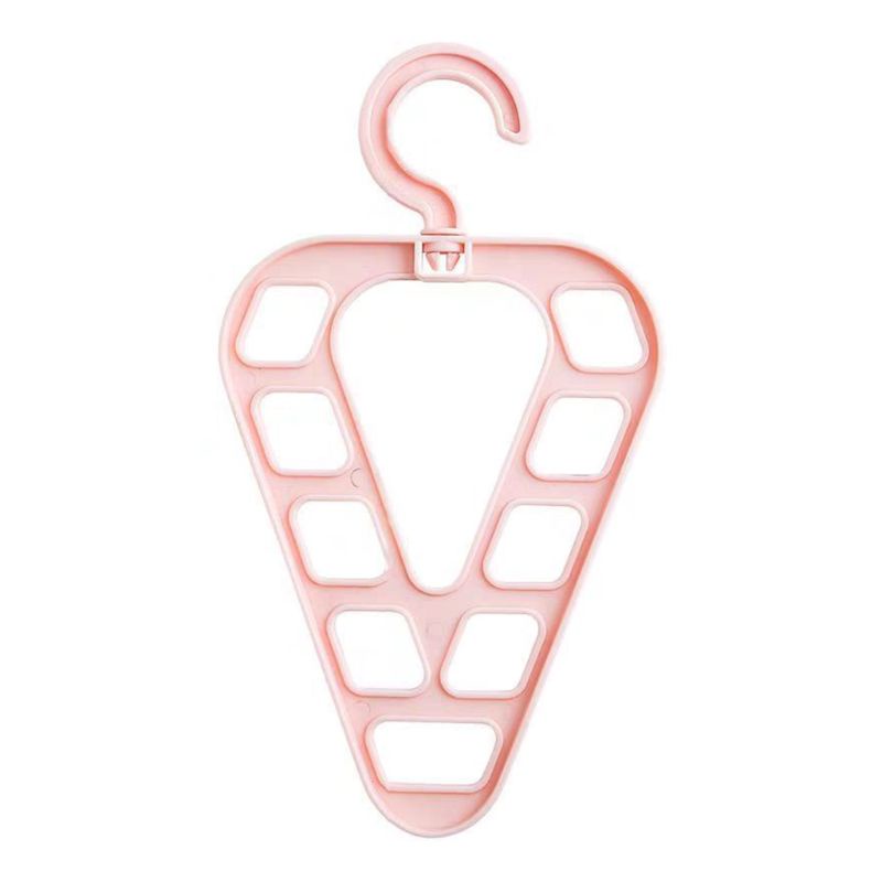 Móc Treo Quần Áo Xoay 360 Độ°Móc Treo Đồ Hình Tam Giác 9 Lỗ Xoay Được Tiết Kiệm Không Gian Tủ Quần Áo