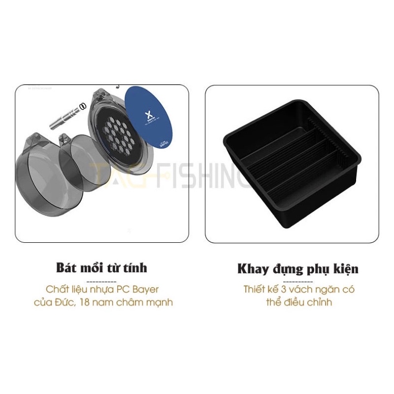 Thùng Câu Đài Xsmatin 2900E nắp carbon mẫu 2022
