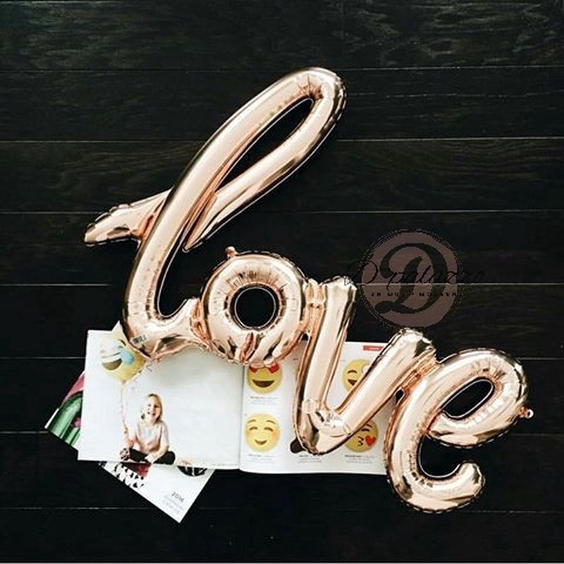 Bong Bóng Chữ Love Trang Trí Tiệc