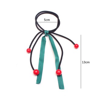 Cột Tóc Hoa Rơi Hàn Quốc Cherry đỏ 4 hạt