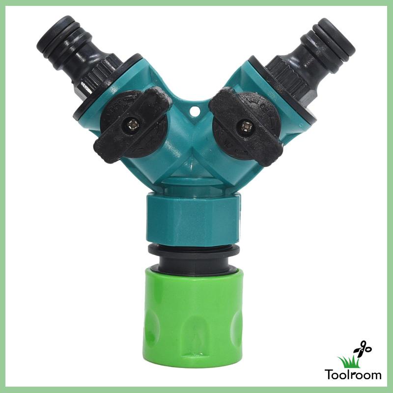 Bộ 2 Đầu Nối Vòi Nước Tưới Vườn Bằng Nhựa Tiện Dụng