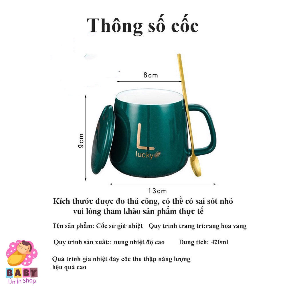 CỐC SỨ UỐNG TRÀ, CÀ PHỀ  CÓ NẮP ĐẬY, KÈM MUỖNG VÀNG. SẢN PHẨM CAO CẤP CHO DÂN CÔNG SỞ VĂN PHÒNG.