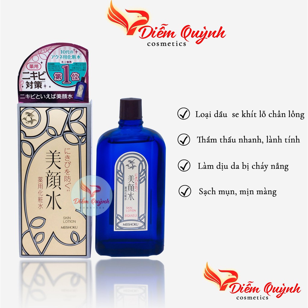  Nước hoa hồng ngừa mụn Meishoku Bigansui Nhật Bản 90ml