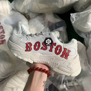 ZinVg Giầy Thể Thao Nam Nữ,Giầy MLB Boston Da Bò Cao Cấp Đế Cao Tăng Chiều Caoo Full B